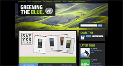 Desktop Screenshot of greeningtheblue.org